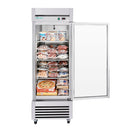 27" Solid Door Stainless Steel Reach-In freezer