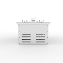 Single Grilling Side Burner, 17,000BTU Liquid Propane Side Burner for Outdoor Kitchen, Convertible to Natural Gas, 304 Stainless Steel Built-in Single Grill Burners with LED for BBQ Grill Island