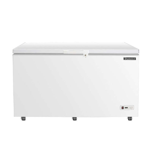Kichking Bluelinetech 16 Cu Ft Large Chest Freezer White with Wire Storage Basket Not Automatic Defrosting