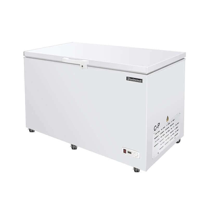 Kichking Bluelinetech 16 Cu Ft Large Chest Freezer White with Wire Storage Basket Not Automatic Defrosting