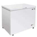 Kichking Bluelinetech BCF7FA 7.0 Cu ft Small Chest Freezer White with Wire Storage Basket Deep Freezer
