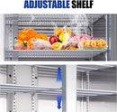 Double Door Stainless Steel Reach-In Freezer 49 cu.ft. /1220 Liter