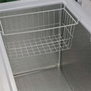 Kichking Bluelinetech 16 Cu Ft Large Chest Freezer White with Wire Storage Basket Not Automatic Defrosting