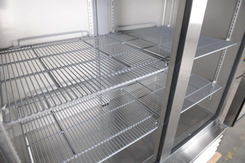Kichking Bluelinetech 23 cu.ft Reach-in Stainless Steel Commercial Freezer with LED Lighting