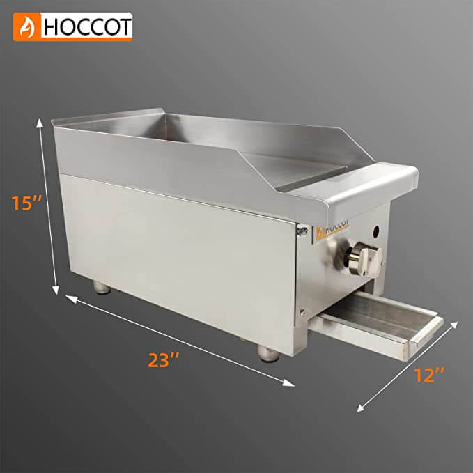 KICHKING Commercial Propane Natural Gas Griddle