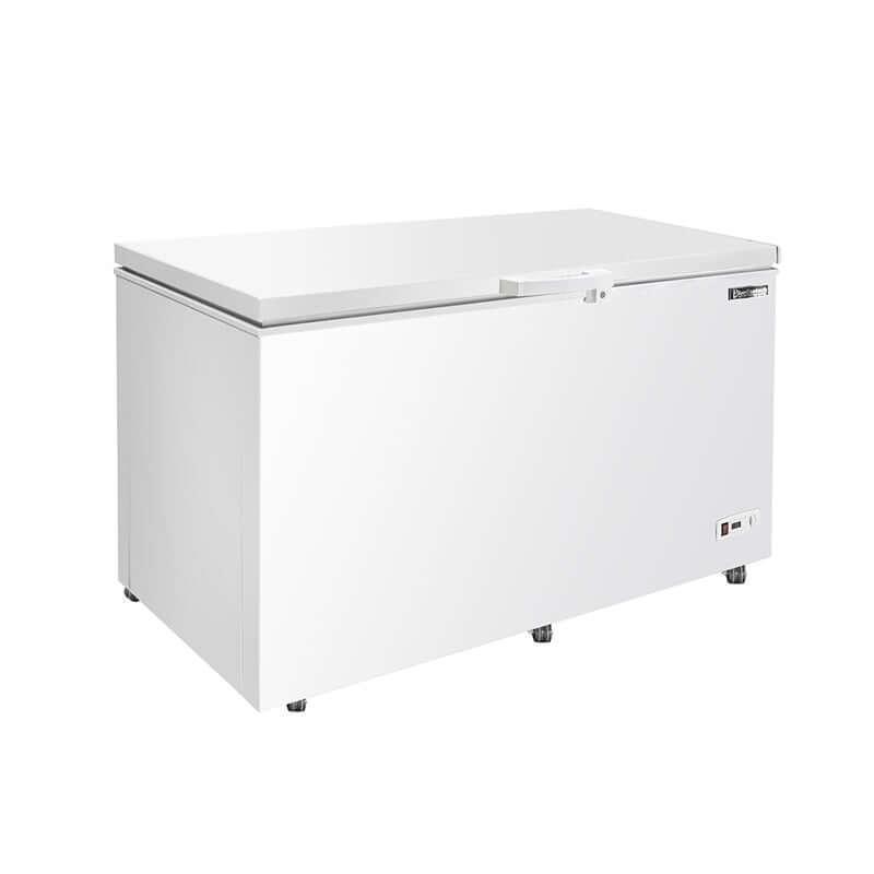 Kichking Bluelinetech 16 Cu Ft Large Chest Freezer White with Wire Storage Basket Not Automatic Defrosting